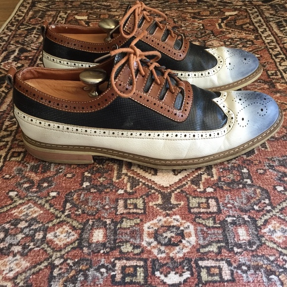 Multi-textured Wingtip Oxfords Ferro Aldo - Picture 2 of 9